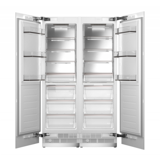 BERTAZZONI RFL6060S5FPNS Εντοιχιζόμενος Ψυγειοκαταψύκτης SideBySide 120cm Λευκό